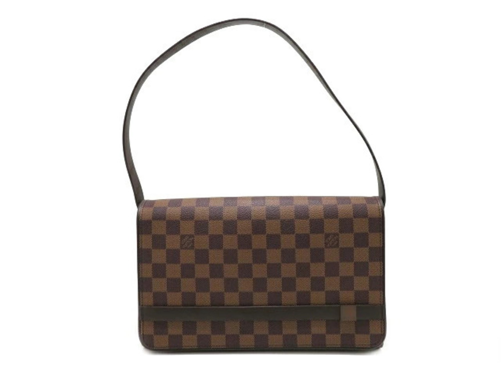 Louis Vuitton Damier Long Tribeca Bag Shoulder Brown